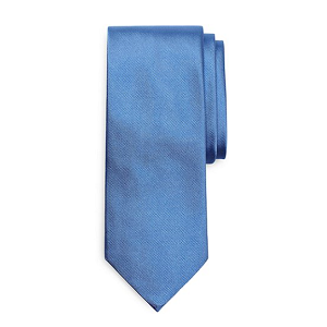 Solid Repp Tie - Blue